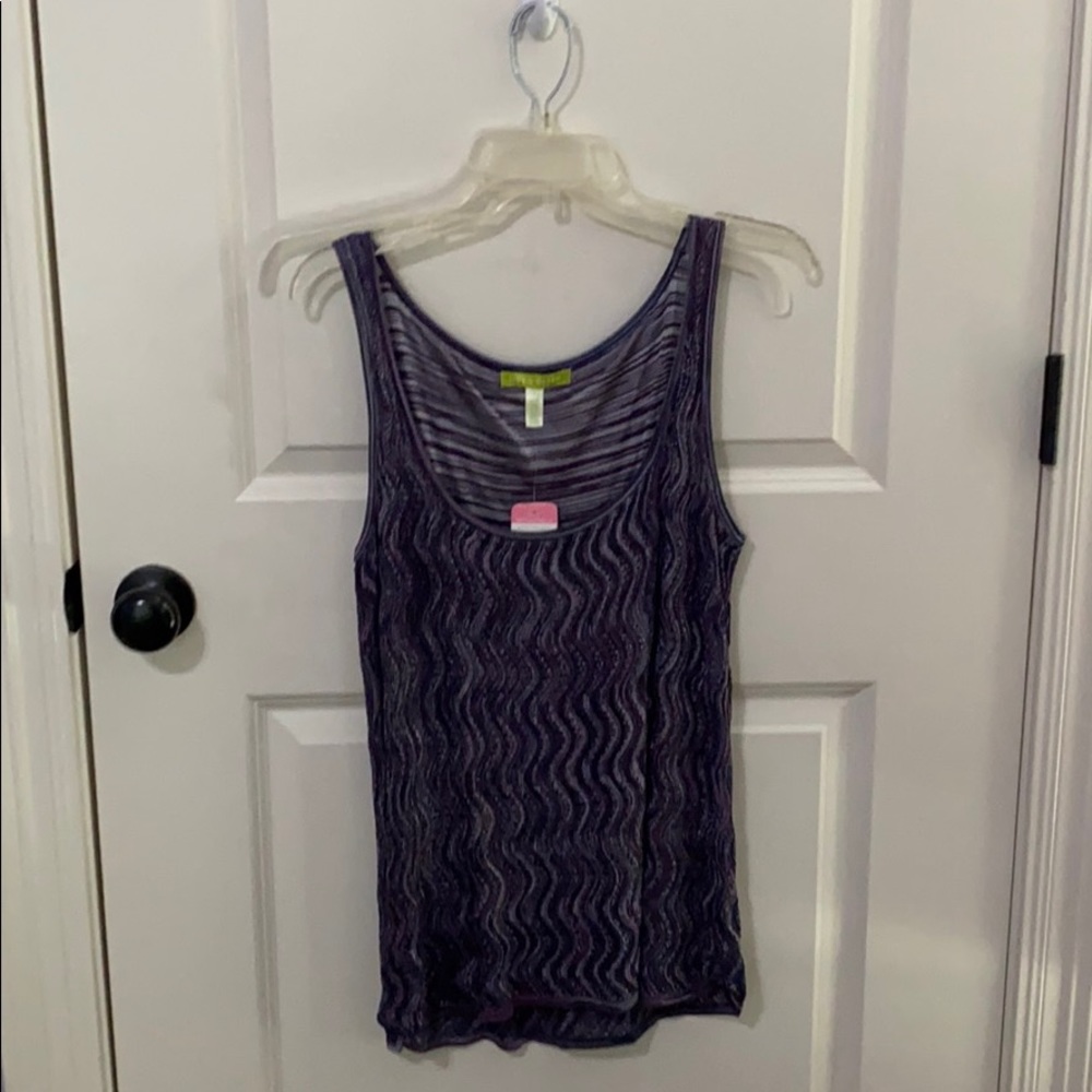 Detailed tank top by Sigrid Olsen size large